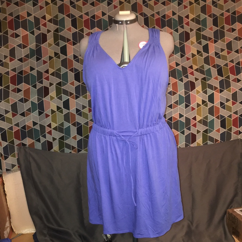 Westloop Blue Drawstring Dress